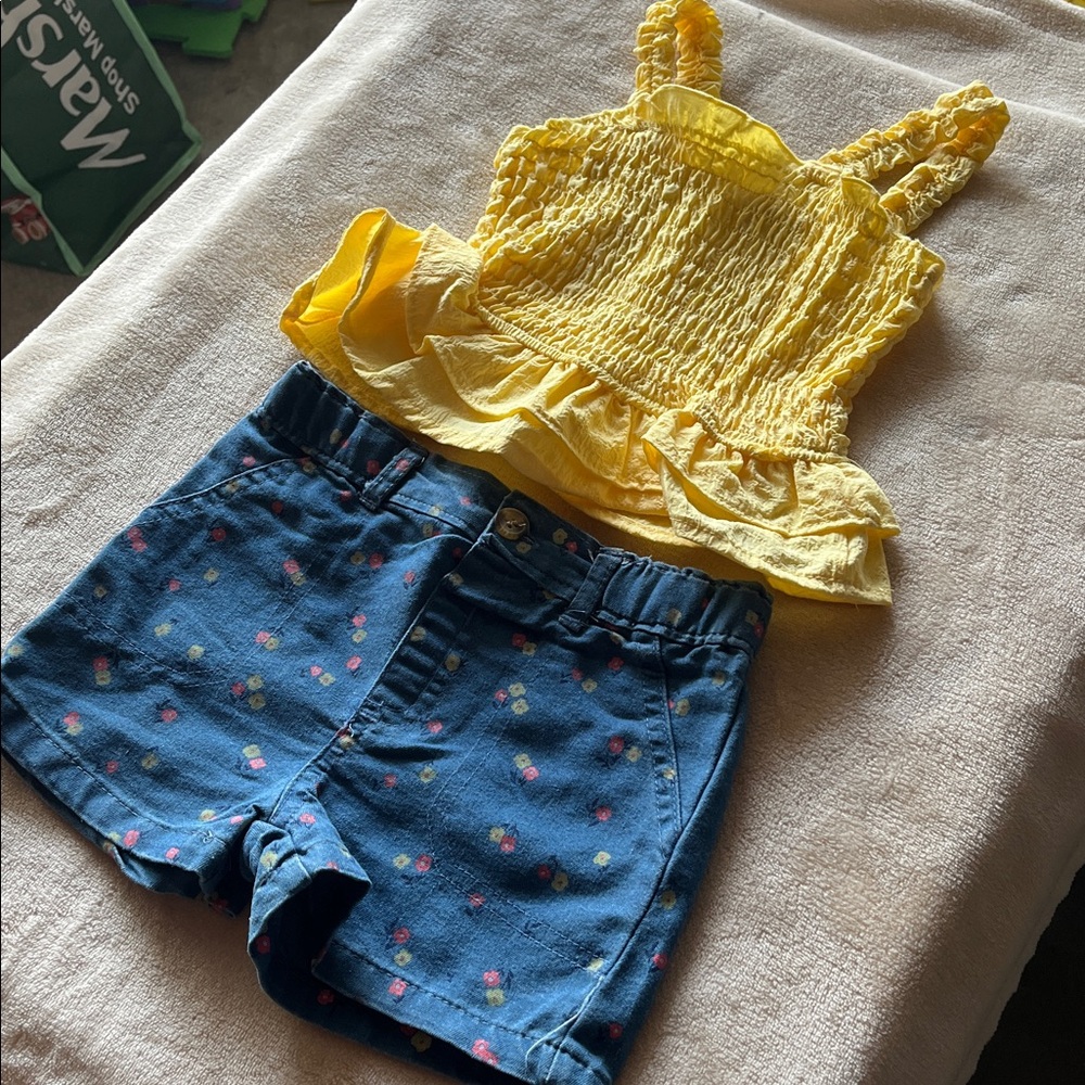2T Toddler Girl Summer Outfit